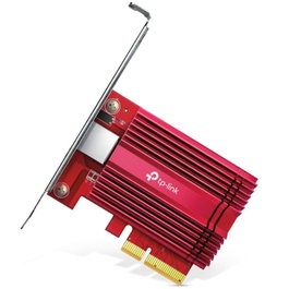 TP-Link TX401 Adaptador de Red 10 Gbps PCIe 3.0 x4 RJ45 Rojo